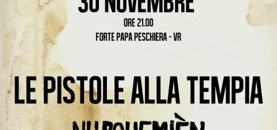 Le Pistola alla Tempia in concerto al Forte Papa Le Pistola alla Tempia in concerto al Forte Papa