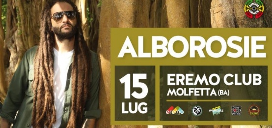Alborosie & Shengen Clan Band live all'Eremo Club Alborosie & Shengen Clan Band live all'Eremo Club