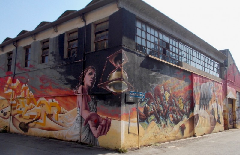 via tunisi murales axe miedo