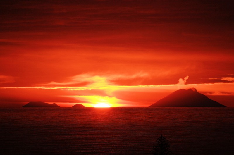tramonto stromboli