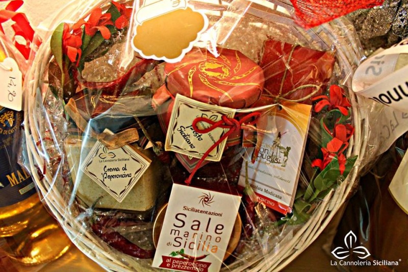 cesti di natale roma la cannoleria siciliana