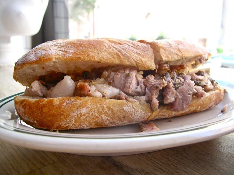 porchetta, panino, di dereck lo da flickr
https://www.flickr.com/photos/dereklo/5448703860/in/photolist-62ud9b-9iu2q1-amq6y8-aezq6t-pdjzv-eicg18-dznzdy-c1jwdy-eijrjs-eijp5h-eicehh-eicdhi-eijnum-dzer8q-dckxaw-9w8exj-apupwq-y6xyeb-5ywaeh-eeae5n-addwxd-uusq9x-22gekz-5slfge-62yunh-qsewp-91vxfs-7hct15-dckwcp-9w5c7p-7wtpns-apbdt2-63ytyb-4pcnqb-4xdfuz-8xgnbt-rkrjkw-4usaom-cginzs-cgis4w-9yxpus-7fwth8-2kqq5g-7829wh-7yrjuj-7tn67o-byyxfb-cgilbs-55ftq7-55fuiu/