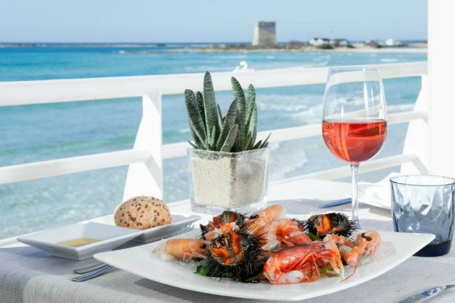 aqua restaurant dune suite hotel porto cesareo salento