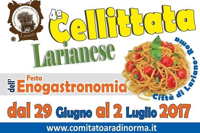 sagre giugno 2017 lazio cellittata larianese