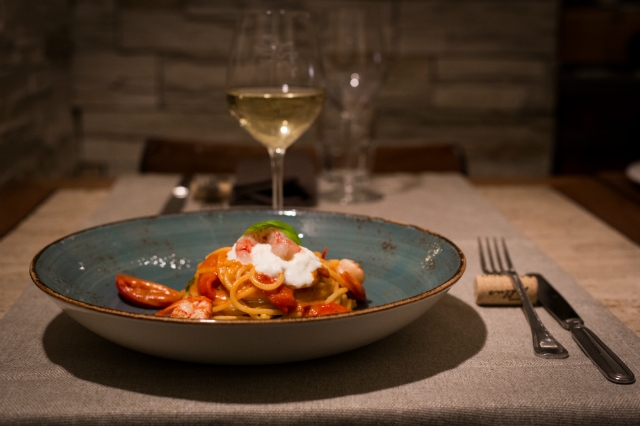 bottega trattoria de santis recensione san giovanni spaghettoni gamberoni mazara burrata