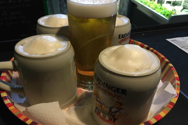 officine resta portuense pizzeria birreria birra no stop pizza no stop erdinger belghe tedesche alla spina miniguida migliori birrerie di roma 2017