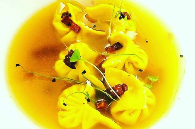 bucavino migliori ristoranti roma cucina romana rivisitata tortello gyoza miso porcini