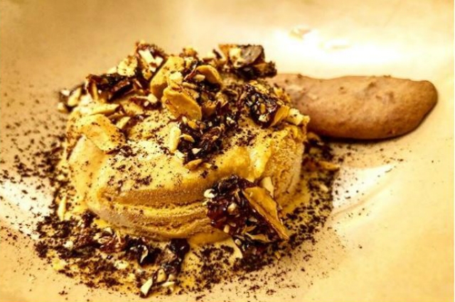 ristorante evangelista menù celiaci semifreddo caramello e mandorle