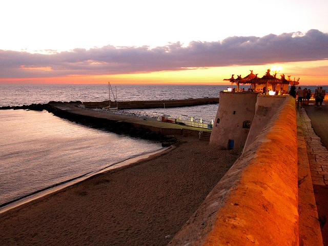 tramonto gallipoli foto di https://www.flickr.com/photos/daniele-peterlini/9445017187/