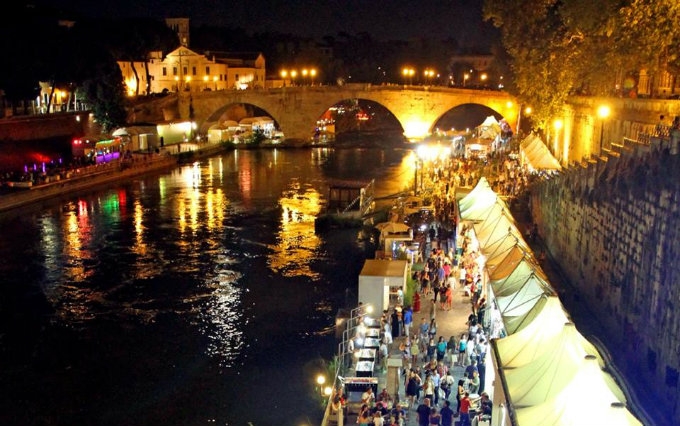 lungo il tevere rassegna musica food mercatino centro storico roma estate romana eventi estate 2017