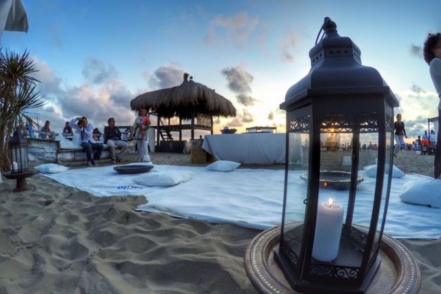 colazione sulla spiaggia vicino roma singita fregene