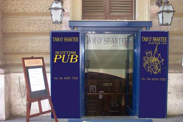 tam o'shanter pub scozzese roma prati scozia scottish pub rome terzo tempo rugby 6 nazioni birra alla spina whisky migliori scottish pub di roma