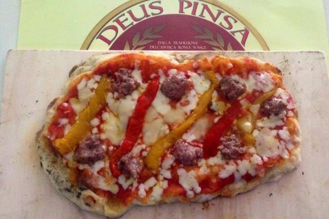 giro pizza a roma deus pinsa