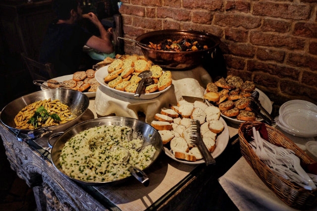 aperitivo buffet veneto