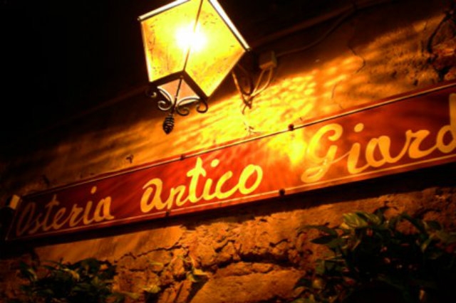antico giardinetto venezia mangiare all'aperto