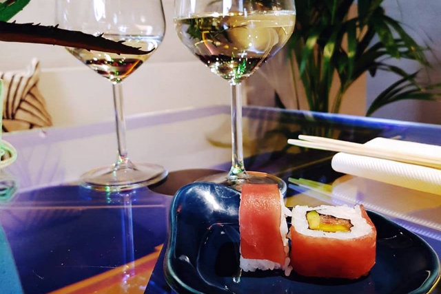 aperitivo con il sushi in veneto