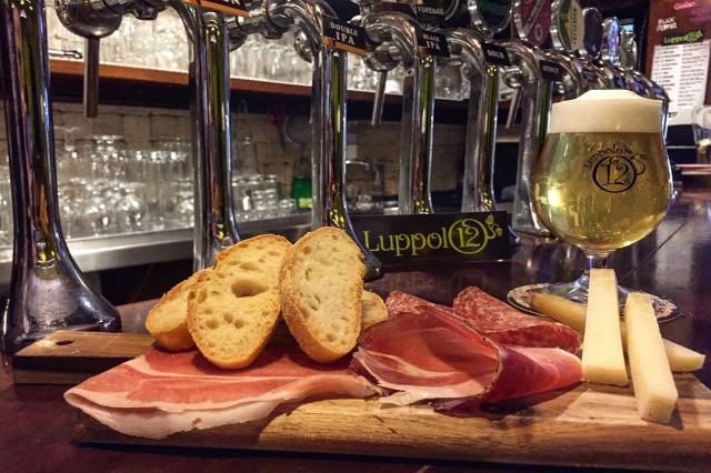 luppolo 12 birreria roma san lorenzo aperitivo birra artigianale ipa taglieri salumi formaggi