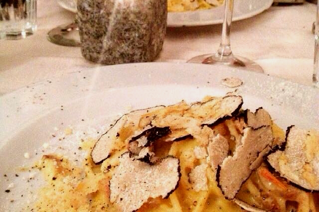 dove andare a mangiare il tartufo a roma trattoria de santis san giovanni carbonara al tartufo