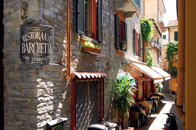 ristorante barchetta bellaggio como lago