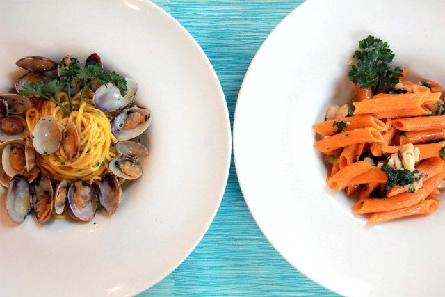 mare in pasta milano piatto