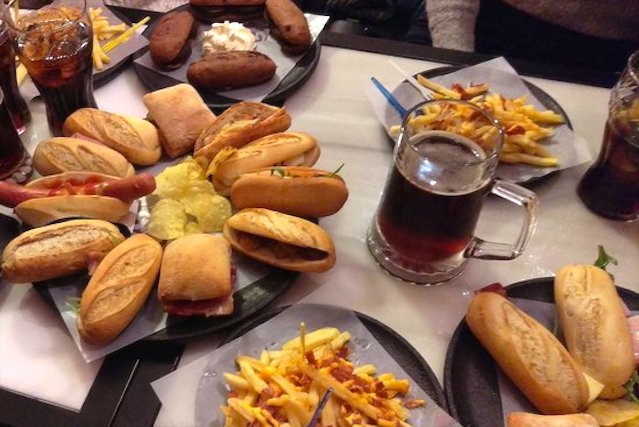 100 montaditos cibo tinto