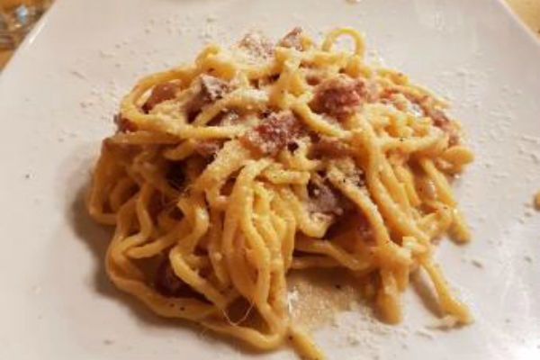 osteria bonelli alessandrino tonnarelli alla gricia fatti in casa guanciale dop pecorino amatrice primo posto classifica migliori 10 gricie di roma