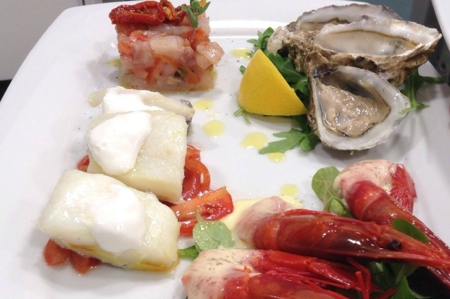 ristorante il bacocco trastevere pesce crudo roma