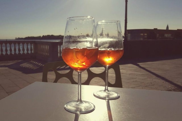 aperitivo sull'acqua in veneto