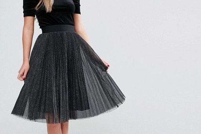 look natale gonna di tulle