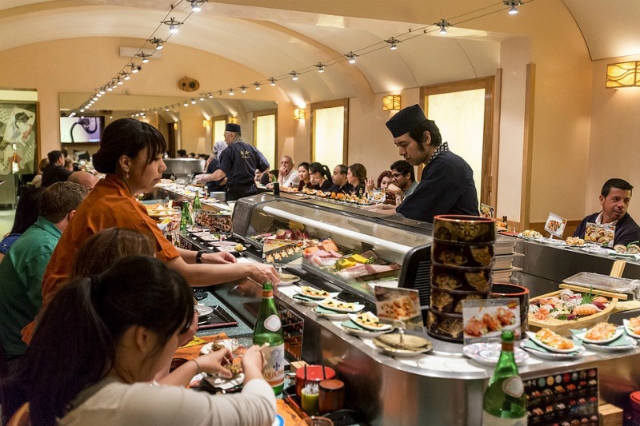 sushisen kaiten sushi migliori ristoranti giapponesi ostiense roma etnico cucina giapponese tavolo