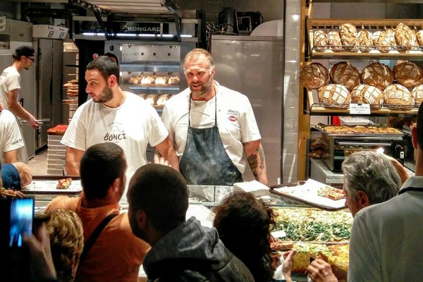 mercato centrale gabriele bonci panificio pane pizza termini gourmet street food