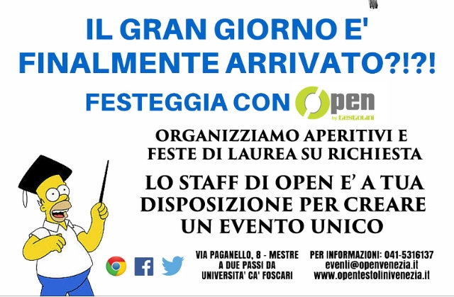 open by testolini mestre feste di laurea