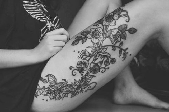 tatuaggi tendenze 2017 fiori