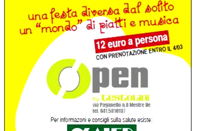 8 marzo open by testolini festa della donna venezia mestre