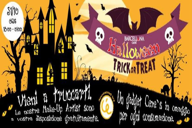 barcellona caffé halloween