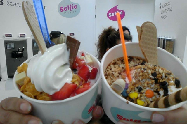 selfie ice cream roma