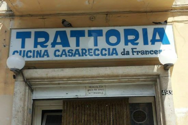 trattoria da francesco tor pignattara casilina cucina casareccia romana gricia fatta in casa classifica migliori 10 gricie a roma guanciale amatrice pecorino