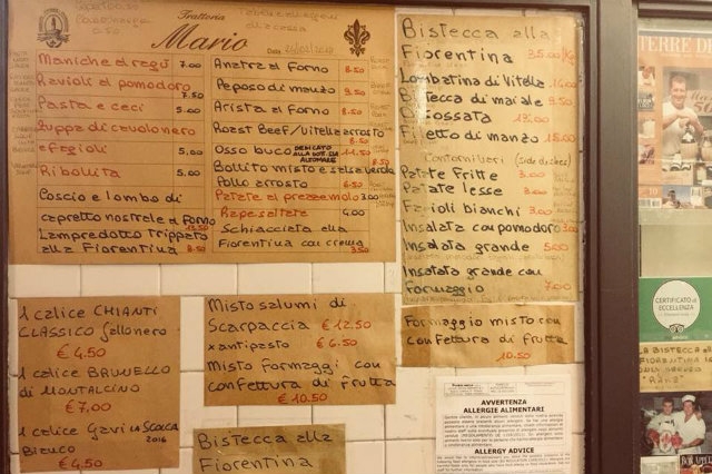 trattoria mario firenze