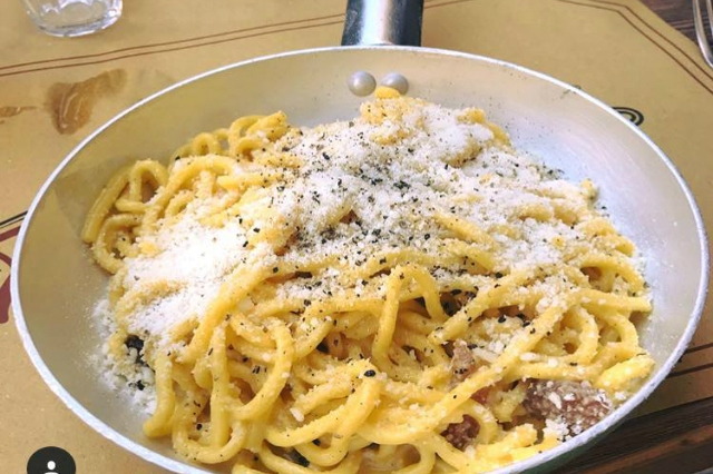 tira e molla pasta fatta in casa migliore a roma cacio e pepe padella san giovanni ristorante