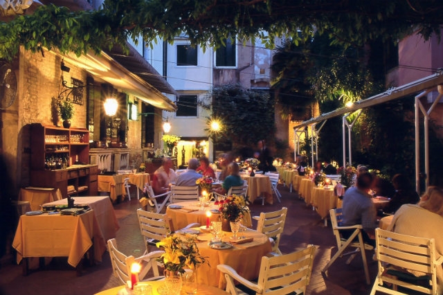 la caravella mangiare all'aperto venezia