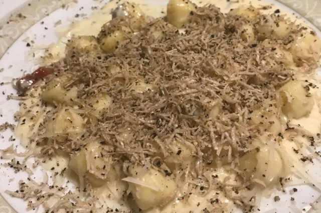 pietro valentini ristorante centro storico dove andare a mangiare il tartufo a roma gnocchetti gorgonzola e tartufo