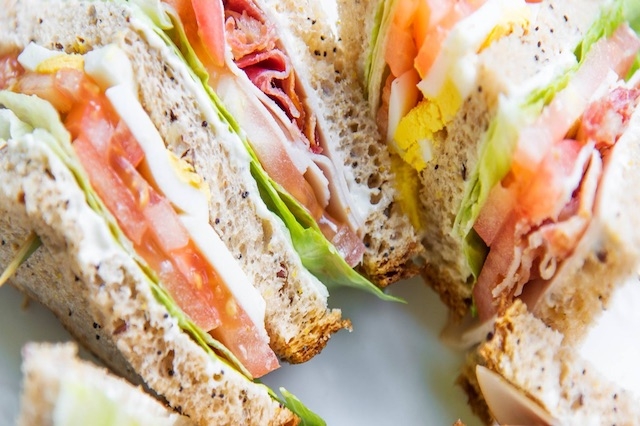 california bakery club sandwich milano