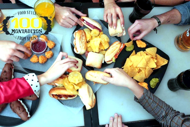 100 montaditos, aperitivo padova