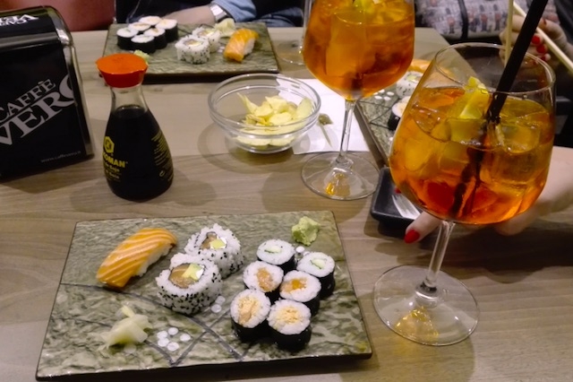 spritz e sushi gallerian5 padova