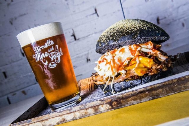 hamburger a pranzo roma birretta wine and food