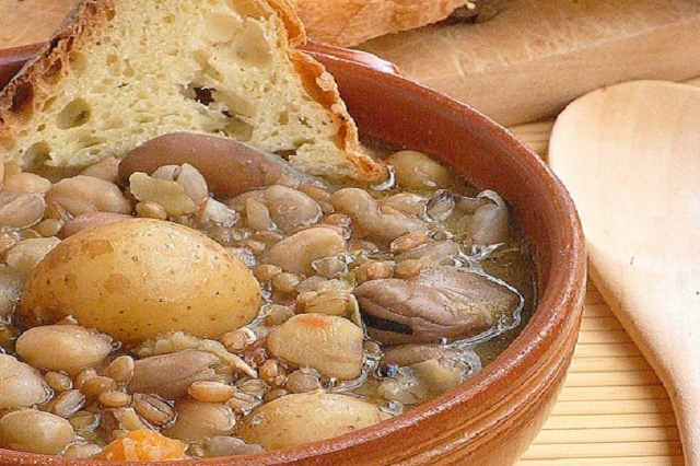 crapiata, matera, taverna la focagna, sapori dei sassi