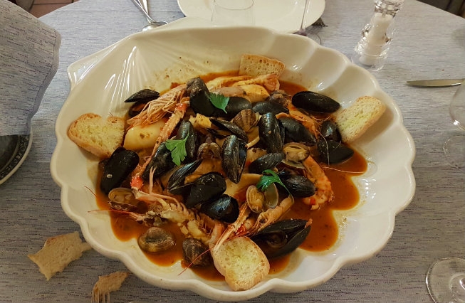 zuppa di pesce trattoria vittoria firenze