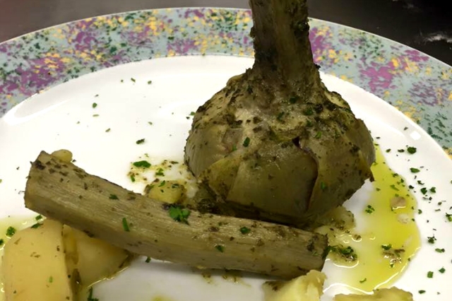bucavino carciofo alla romana ricette coi carciofi dove mangiare a roma ristorante