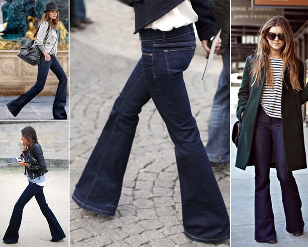 jeans a zampa d'elefante
