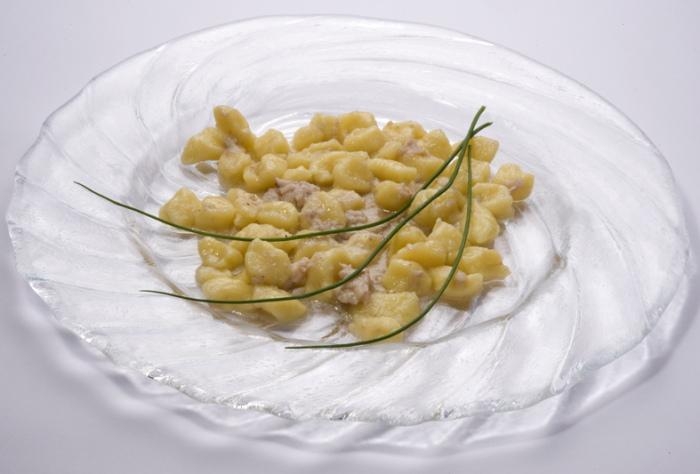 gnocchi canocchie e rucola venezia